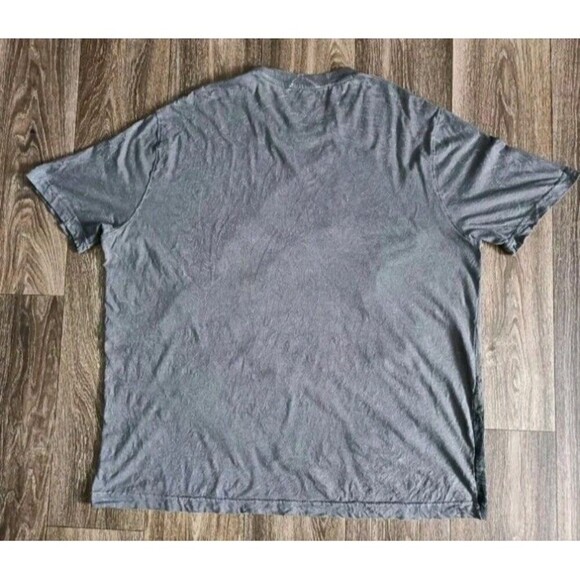 Sean John T-Shirt Men's XL Safety Pinned Rhino Gray Short Sleeve - Picture 7 of 9